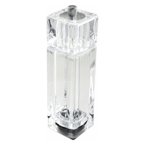 Winco WPMP-6, 6" Acrylic, Clear Pepper Mill/Salt Shaker