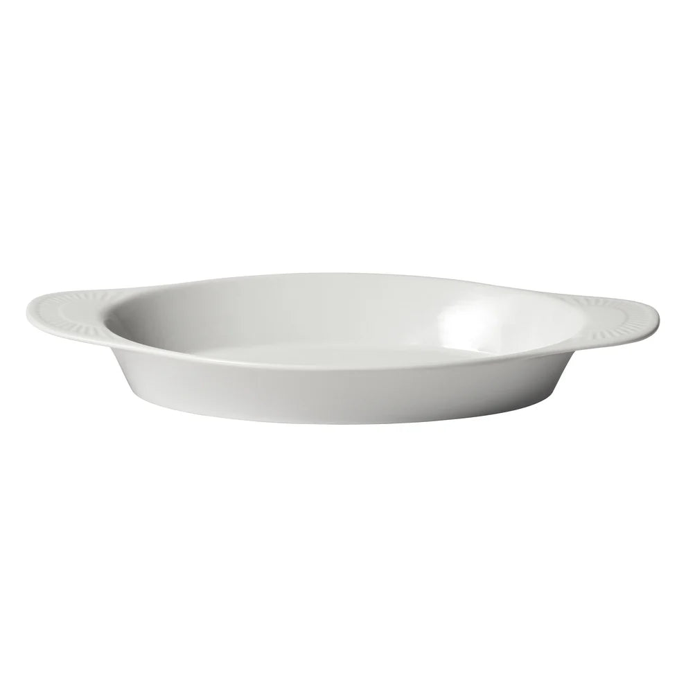 Winco WRD-12 to WRD-8, 8–25 oz, Case Packs Welsh Rarebit White Porcelain Oval Baking Dishes