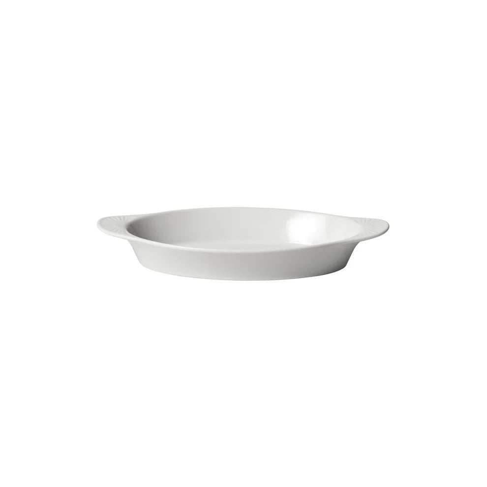 Winco WRD-12 to WRD-8, 8–25 oz, Case Packs Welsh Rarebit White Porcelain Oval Baking Dishes
