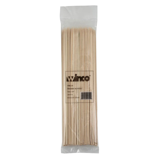 Winco WSK-06 to 12, 6"-12" 100/bag Bamboo Skewers