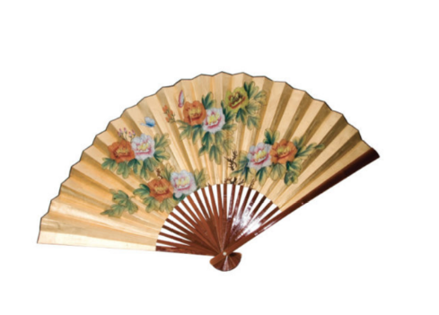 Wall fan with mounting loops