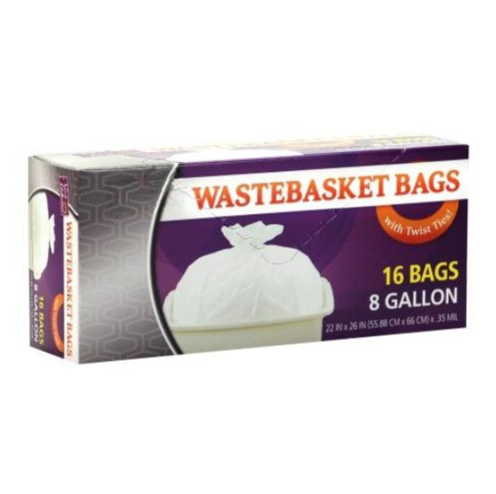 Durable wastebasket bags for home, office, and commercial use. Tear-resistant, leak-proof, and designed to prevent spills and odors. Perfect trash liners for bathrooms, kitchens, and small spaces.