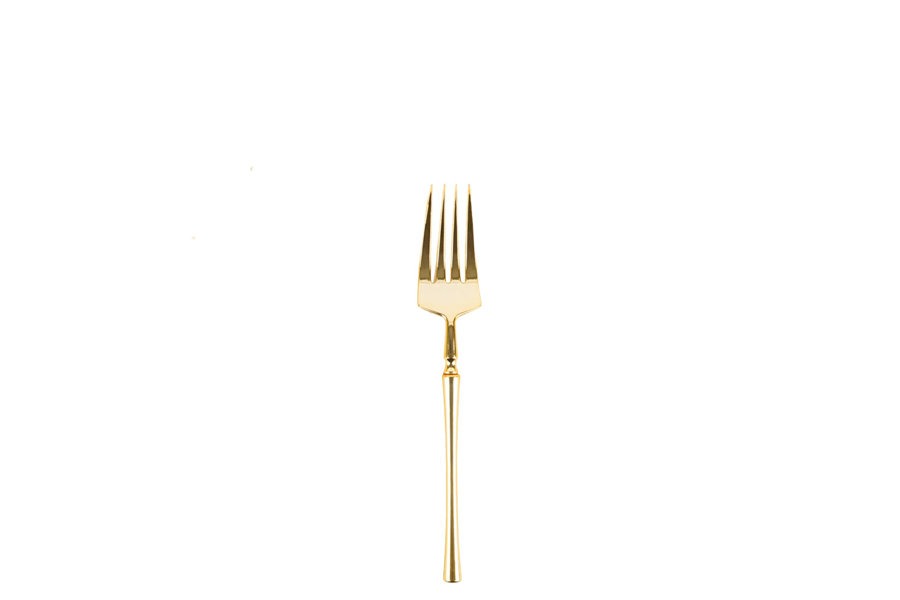 Infinity Gold Salad Forks Disposable Flatware