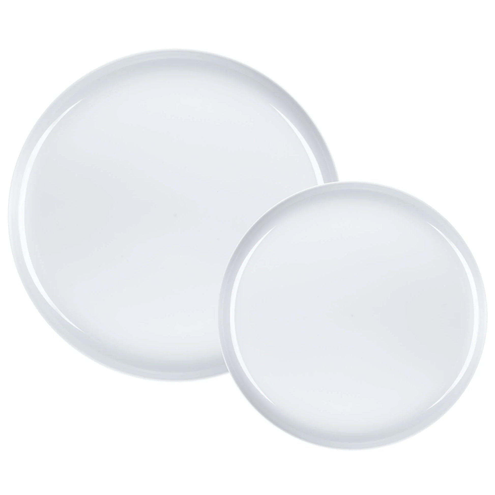 Stylish Bespoke Combo Plates set in navy, cranberry, black, and white colors, featuring a 10.6-inch and 8.6-inch plate design ideal for elegant dining, events, and special occasions.