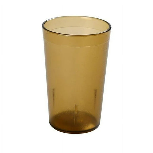 Yanco Tumbler PT-020A is a stylish and durable choice for serving beverages in any setting. Made from high-quality plastic, this 20 oz tumbler is built to withstand everyday use while maintaining a lightweight and easy-to-handle design. Its warm amber color adds a touch of sophistication, making it perfect for both casual and formal occasions. Whether you're enjoying coffee in the morning or a refreshing cold drink on a hot day, this tumbler provides a reliable and practical drinkware solution.