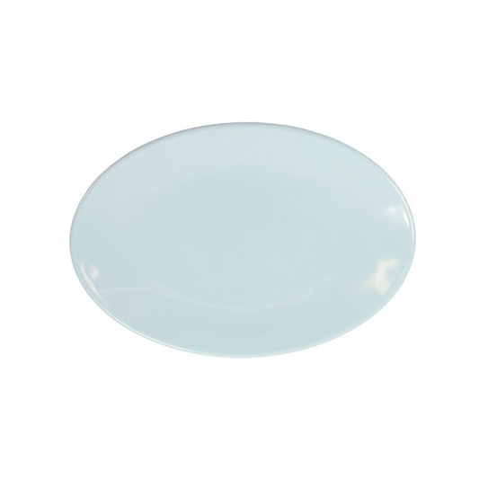 Yanco Oval Plate BS-2910 is a great and affordable restaurant tableware. It is made from durable and reliable melamine material, which makes the plate look like ceramics. You can use this stylish plate to serve any dish you want. For example, you can use it for rice, noodles, appetizers or hot meals. The Bay Shell collection has an elegant and stylish design. Performed in light blue color, it will perfectly fit any restaurant environment. Whether it's an Italian, Japanese or American cuisine, it will subtly