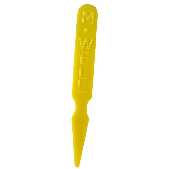 Steak Marker 5/Pack has easy-to-read embossed lettering and is color-coded for ease of identification. With the help of these markers you will also remove any confusion even with many steaks on the grill. Thanks to its pointed tip, this steak marker can be skewered into meat without tearing. A must-have in any steakhouse or restaurant.
