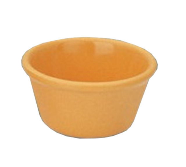 Yanco Smooth Ramekin NC-536YW is an affordable and reliable addition to your tableware collection. These green ramekin dishes are made from high-quality melamine material, that makes its dinnerware look like ceramics. These Milestone collection ramekins are commonly used for preparing and serving individual portions of a variety of dishes like creme brulee, cheese or egg dishes, macaroni and cheese, french onion soup and other food. These ramekin dishes would be perfect for your fine-dining restaurant