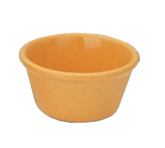 Yanco Smooth Ramekin NC-536YW is an affordable and reliable addition to your tableware collection. These green ramekin dishes are made from high-quality melamine material, that makes its dinnerware look like ceramics. These Milestone collection ramekins are commonly used for preparing and serving individual portions of a variety of dishes like creme brulee, cheese or egg dishes, macaroni and cheese, french onion soup and other food. These ramekin dishes would be perfect for your fine-dining restaurant