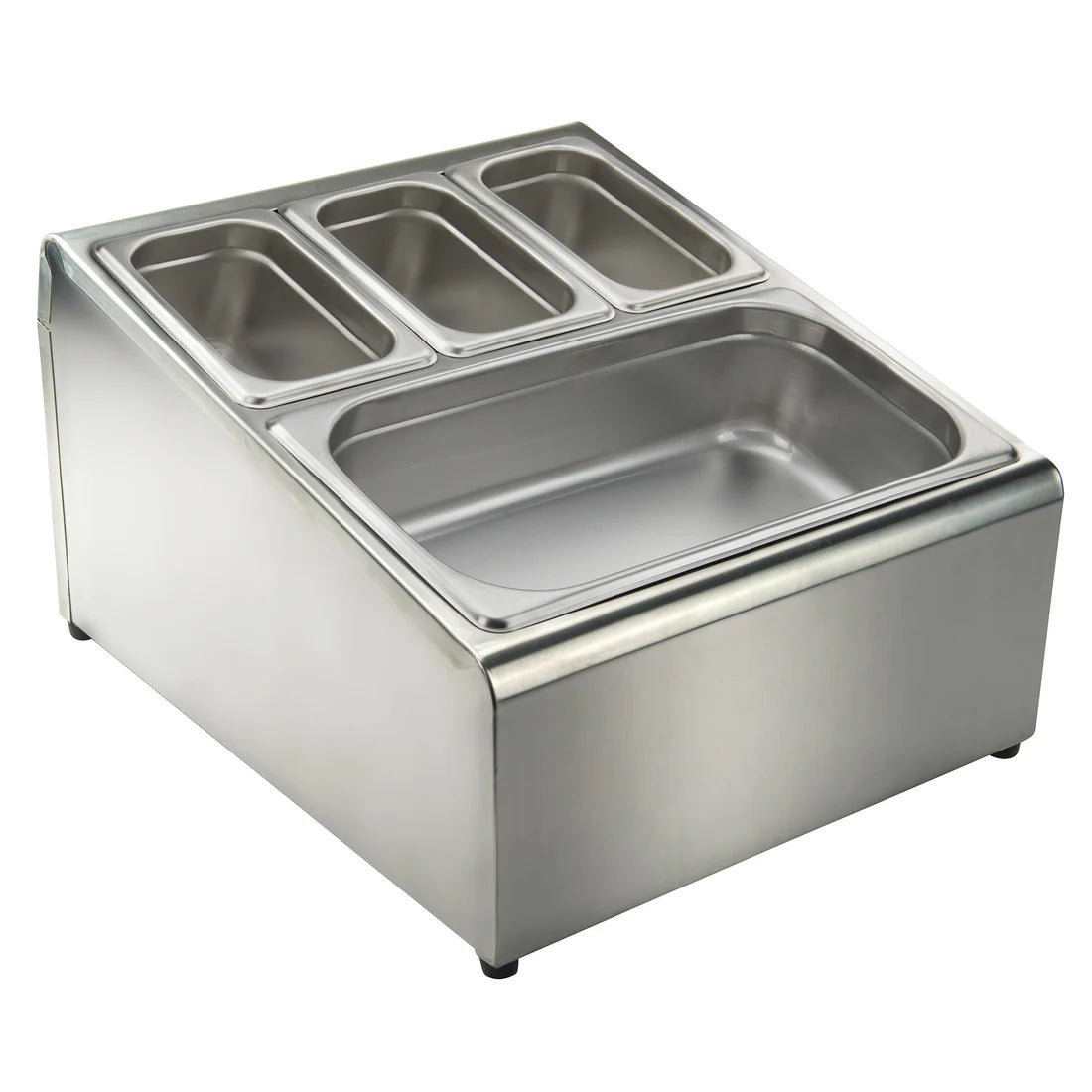 Winco SCPH-33, 18/8 Stainless Steel Condiment Serving Container