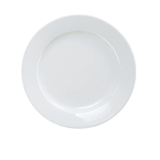 Yanco Plate AC-25 6/Pcs is a refined and durable addition to any table setting. Crafted from high-quality porcelain with a sleek glaze finish, this plate offers exceptional resistance to mechanical damage and temperature changes. Its super white design and wide rim enhance food presentation, making it ideal for serving salads, pasta, or hot meals. Part of the Abco collection, this plate complements a variety of dining settings, including fine-dining restaurants, catered events, outdoor venues, and hotels. 