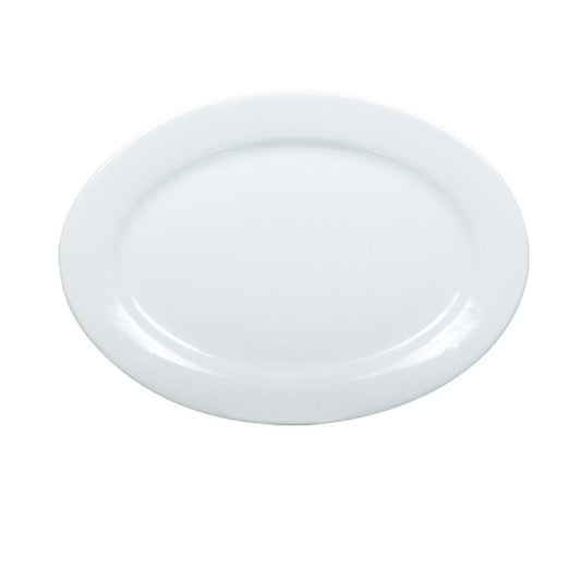 Yanco Platter AC-41 is a versatile and elegant choice for serving a variety of dishes, from vegetables and cold cuts to fresh greens and appetizers. Crafted from high-quality porcelain, this durable platter features a sleek glaze finish and a super white design that enhances food presentation. Part of the stylish Abco collection, it seamlessly complements any porcelain tableware set, making it ideal for fine-dining restaurants, catering events, and other professional settings. 