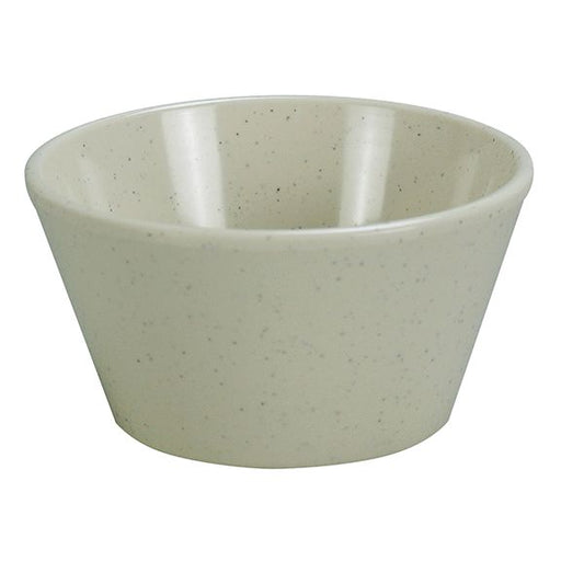 Yanco Bouillon Cup AD-302 is a perfect addition to your melamine tableware collection. You can serve creamy soup, portions of salad, side dishes and more in these cups. The cup is made from long-lasting, high-quality and reliable melamine material, that makes cups look like they are ceramics. These 8 Oz bouillon cups will perfectly fit any establishment. Cups have a smooth surface and a wide rim that subtly emphasize their design.