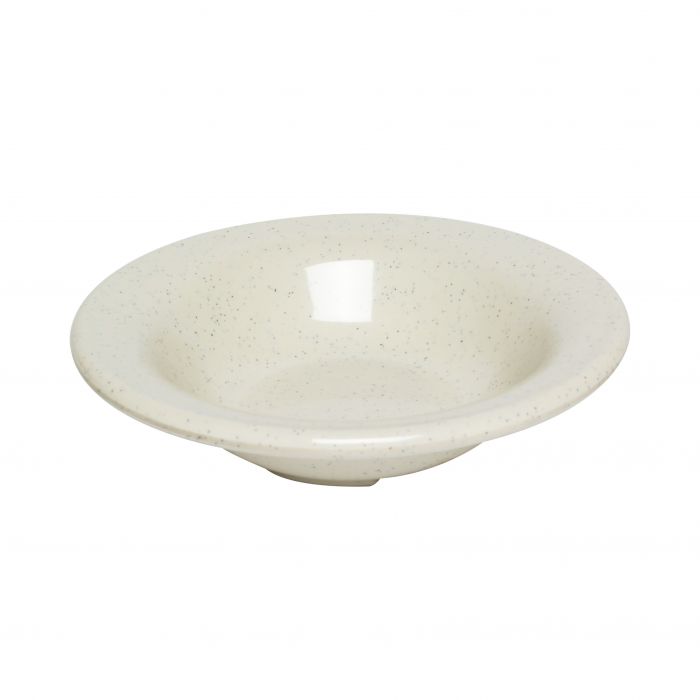 Thunder Group Salad Bowl 12/Pcs is your perfect choice to serve salads and sliced fruits. The dish is exceptionally durable and will not get scratched or chipped even after extensive long-time use. This salad bowl is usually used in busy restaurants as well as small diners and during catered events. The San Marino collection has soft lines and milky-white speckled design providing a stylish appearance that can fit in any decor. 