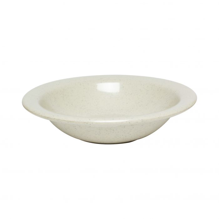 Thunder Group Salad Bowl 12/Pcs is your perfect choice to serve salads and sliced fruits. The dish is exceptionally durable and will not get scratched or chipped even after extensive long-time use. This salad bowl is usually used in busy restaurants as well as small diners and during catered events. The San Marino collection has soft lines and milky-white speckled design providing a stylish appearance that can fit in any decor. 