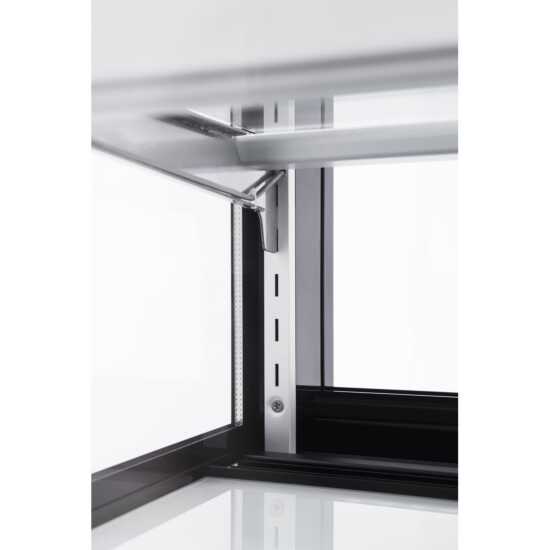 The Marchia MBT72-ST 72-inch Straight Glass Refrigerated Bakery Display Case, designed for showcasing a wide selection of pastries, cakes, and desserts while keeping them fresh and at the perfect temperature. Ideal for large bakeries, cafés, and delis