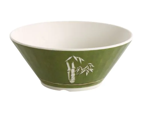 Yanco Soup Bowl BA-505 is a great and affordable restaurant tableware. It is made from durable and reliable melamine material, which makes the bowl look like ceramics. You can use these unique round bowls to serve Asian dishes like rice, miso soup, noodles, or salads. Thanks to the stylish Bamboo collection style, the bowl will perfectly fit any food-serving establishment design. Performed in a unique design With a natural bamboo look, such melamine tableware is an ideal solution.