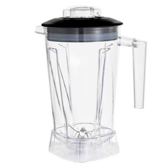 Prepline BL20 64 oz. Tritan plastic blender jar, designed for durability and high-performance blending in commercial kitchens, cafes, and smoothie bars.