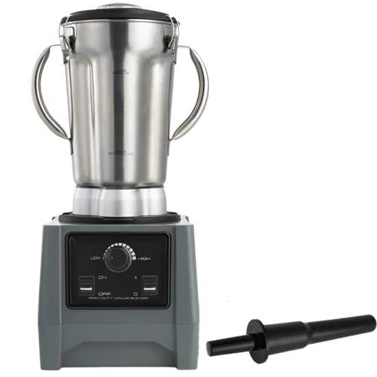 Prepline BL40S commercial blender with 3.5 HP motor, variable speed, and 1-gallon stainless steel container, ideal for high-volume blending in restaurants, cafes, and smoothie bars.