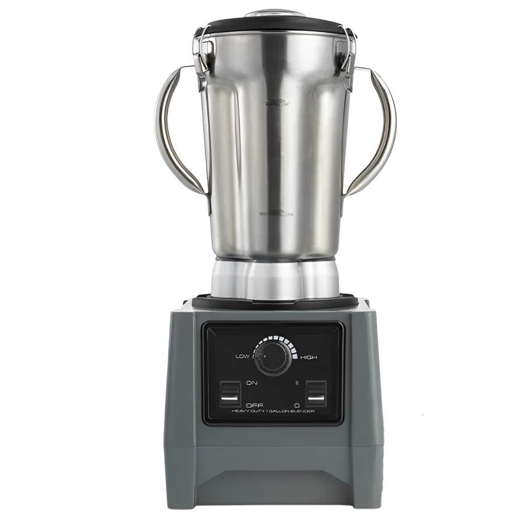 Prepline BL40S commercial blender with 3.5 HP motor, variable speed, and 1-gallon stainless steel container, ideal for high-volume blending in restaurants, cafes, and smoothie bars.