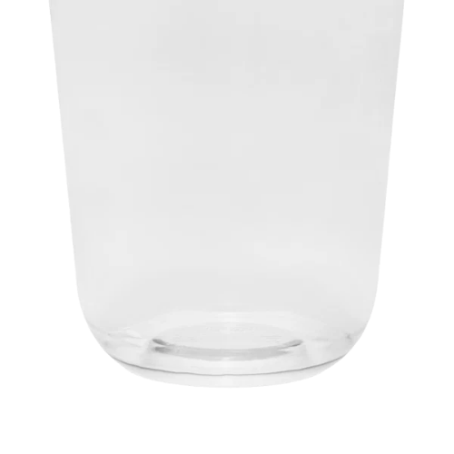 Clear Plastic Disposable U-Shaped Drinking Cups for Iced Coffee