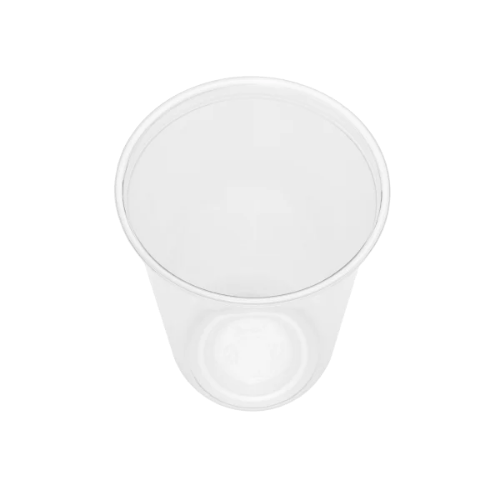 Clear Plastic Disposable U-Shaped Drinking Cups for Iced Coffee