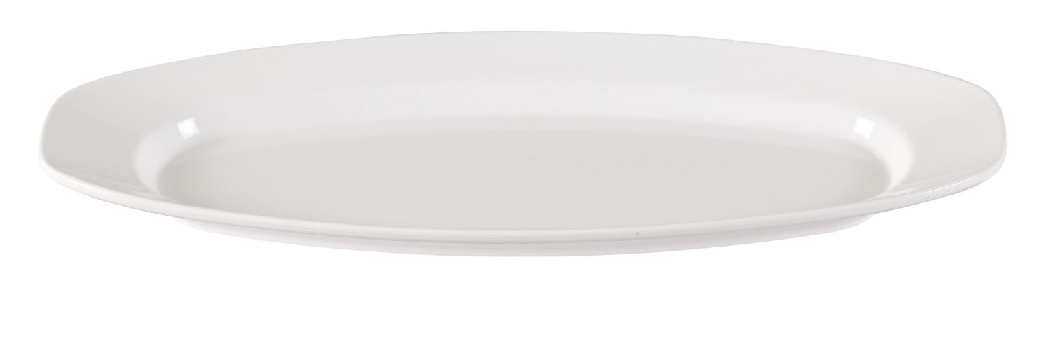 Yanco Platter CAT-5022 12/Pcs Performed in stylish white color, it can be used for serving vegetables, cold cuts, fresh greens or Asian appetizers. Manufactured from durable and reliable melamine, this dinnerware is popular for being unbreakable and affordable at the same time. Thanks to the stylish Catering collection, these platters will perfectly fit any establishment design. They will always look nice in your cafe, restaurant or catering events. These oval deep platters are a stylish and affordable