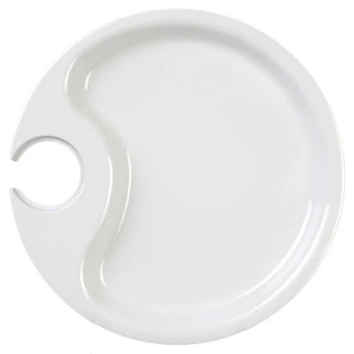Yanco Party Plate CAT-7010IV 24/Pcs It is made from durable and reliable melamine material, which makes the plate look like ceramics. You can use this stylish plate to serve any dish you want. For example, you can use it for presenting cakes, appetizers or serving hot meals. The Catering collection has an elegant and stylish design. Performed in classic ivory color, it will perfectly fit any restaurant environment. 
