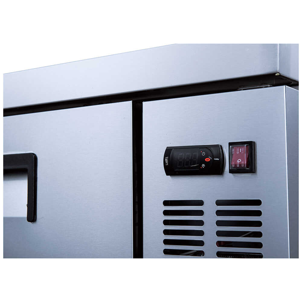 The Coldline CB52 is a 52-inch two-drawer refrigerated chef base equipment stand, providing ample storage for ingredients and a durable base for kitchen equipment in high-traffic commercial kitchens.