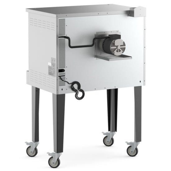 Cookline CC100-SGL Single Deck Full-Size Gas Convection Oven - 54,000 BTU. Features powerful heating, even airflow for consistent baking, a durable stainless steel build, and user-friendly controls. Ideal for commercial kitchens, bakeries, and restaurants.