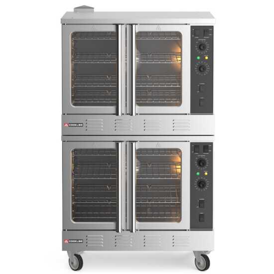 Cookline Double Deck Full Size Gas Convection Oven