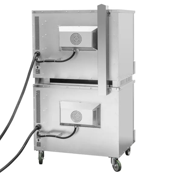 Cookline CC80-SGL Deep Depth Single Deck Full Size Gas Convection Oven with 60,000 BTU output, designed for bakeries, restaurants, and commercial kitchens. Delivers powerful, even heat circulation for consistent baking, roasting, and high-volume foodservice performance.