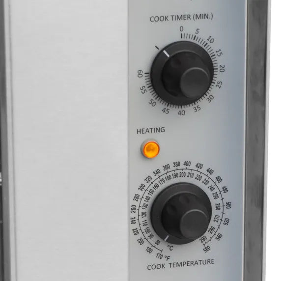 Cookline CC80-SGL Deep Depth Single Deck Full Size Gas Convection Oven with 60,000 BTU output, designed for bakeries, restaurants, and commercial kitchens. Delivers powerful, even heat circulation for consistent baking, roasting, and high-volume foodservice performance.