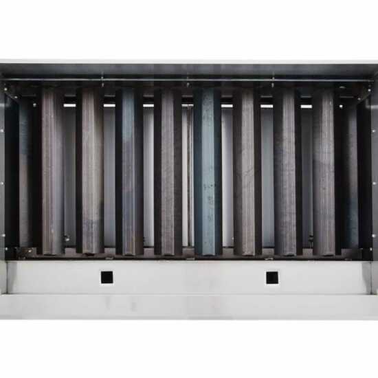Cookline CCB-60 60" gas countertop radiant charbroiler, offering 150,000 BTUs, perfect for high-capacity grilling in commercial kitchens, designed for efficient cooking of a variety of meats and vegetables.