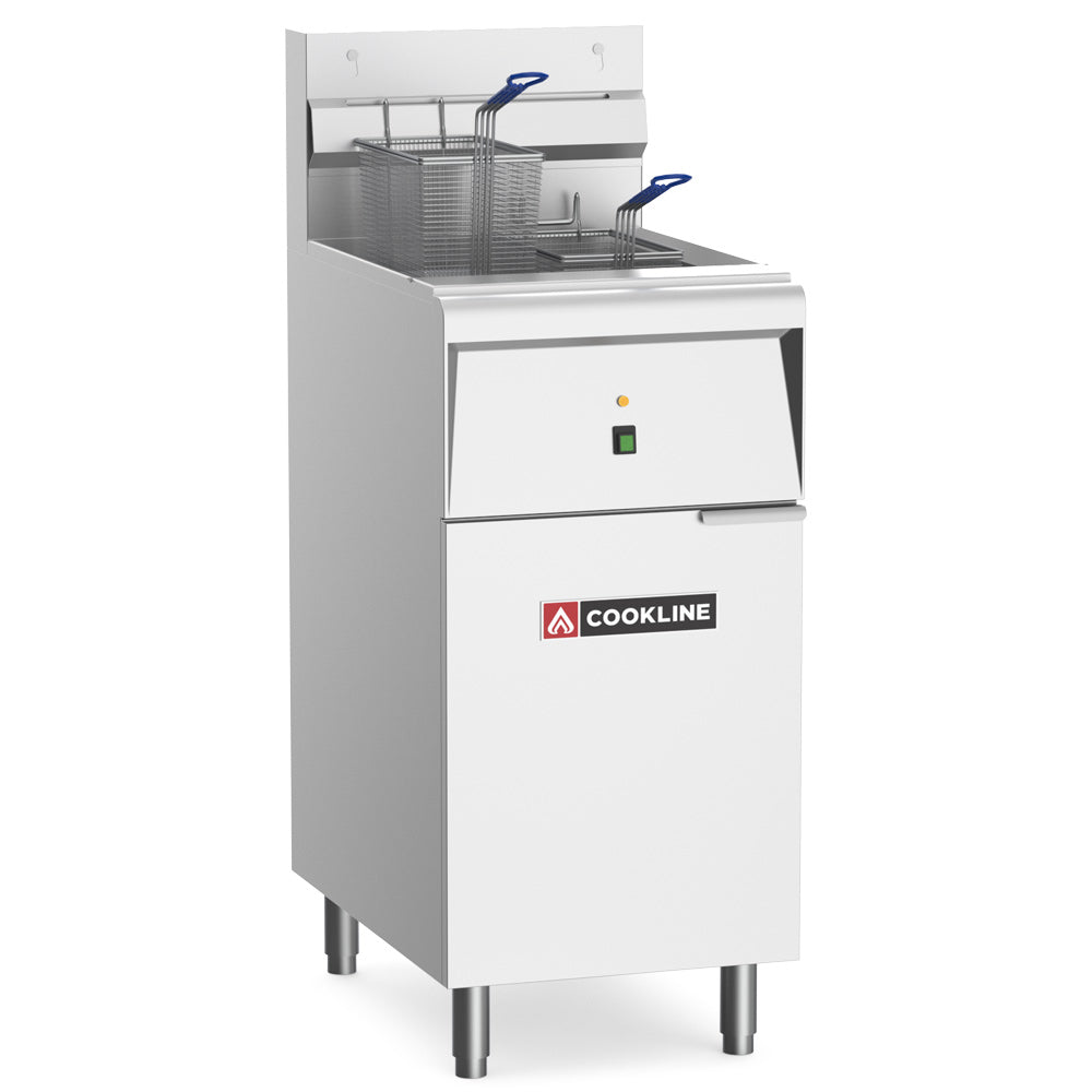 Cookline PC-1-LP Liquid Propane Pasta Cooker with a 12-gallon capacity, perfect for commercial kitchens, designed for efficient cooking of large pasta batches with easy operation.