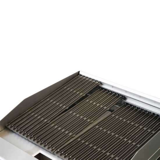 Standard Range SR-CB12-M 12" gas countertop radiant charbroiler, designed for efficient grilling in compact spaces, ideal for cooking a variety of meats and vegetables in commercial kitchens.