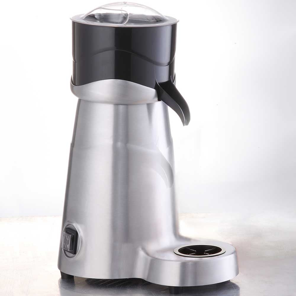 Prepline CJ5 citrus juicer with continuous mode, 180W motor, and 1800 RPM, designed for fast and efficient juicing in commercial kitchens, cafes, and juice bars.