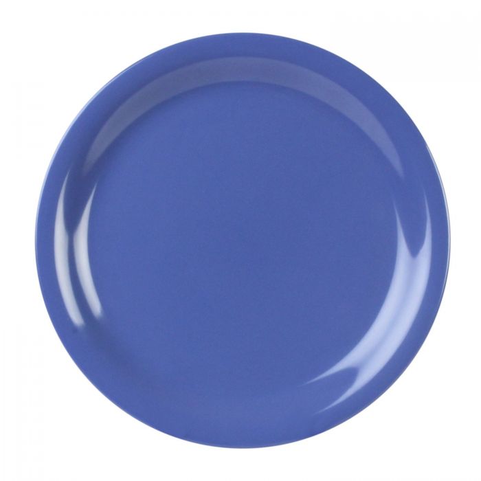 Thunder Group Narrow Rim Plate 12/Pcs embodies the look of ceramic tableware but is much more durable and affordable. This narrow rim round plate is of shatter resistant quality. It is constructed out of a heavy-duty commercial weight melamine, surpassing the restaurant and health safety standards. The plain design with a narrow rim and saturated purple color make this melamine plate suitable for a variety of occasions and all kinds of establishments. 