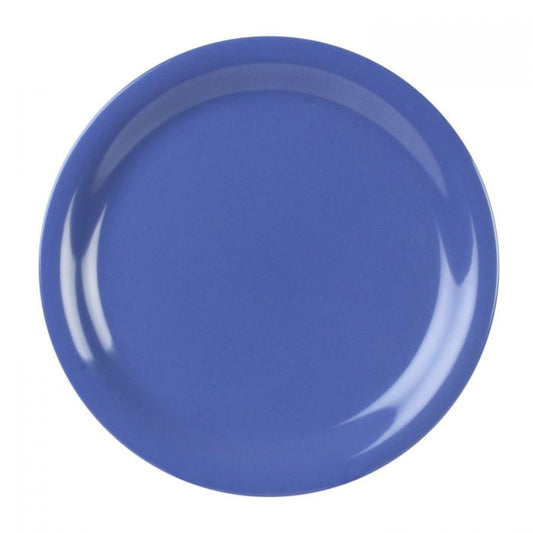Thunder Group Narrow Rim Plate 12/Pcs embodies the look of ceramic tableware but is much more durable and affordable. This narrow rim round plate is of shatter resistant quality. It is constructed out of a heavy-duty commercial weight melamine, surpassing the restaurant and health safety standards. The plain design with a narrow rim and saturated purple color make this melamine plate suitable for a variety of occasions and all kinds of establishments. 