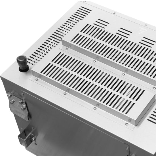 Cookline CSM-24-RM 24" Infra-Red Salamander Gas Broiler with 24" range mounting kit, ideal for high-heat broiling and finishing dishes in commercial kitchens.