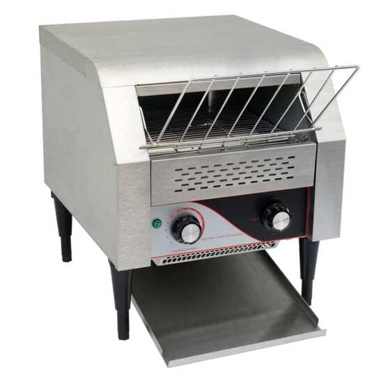 "Cookline CT2 electric conveyor toaster oven with a 3-inch opening, designed for toasting up to 350 slices, perfect for high-volume food service operations in commercial kitchens.