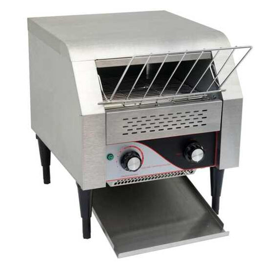 "Cookline CT2 electric conveyor toaster oven with a 3-inch opening, designed for toasting up to 350 slices, perfect for high-volume food service operations in commercial kitchens.