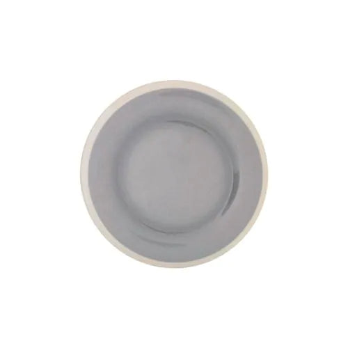 Thunder Group Wide Rim Dinner Plate 12/Pcs is a piece of durable tableware. This wide rim round plate has a presentation of ceramics and break-resistant structure of melamine. You can use it to serve all kind of dishes such as appetizers, entrees, desserts, and more. It is affordable and easy-to-use. The Graham collection has an elegant appearance. All Western Graham tableware features pastel gray color with light creamy-beige edges. 