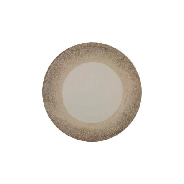 Thunder Group Wide Rim Dinner Plate 12/Pcs is a piece of durable tableware. This wide rim round plate has a presentation of ceramics and break-resistant structure of melamine. You can use it to serve all kind of dishes such as appetizers, entrees, desserts, and more. It is affordable and easy-to-use. The Jazz collection has a vintage and elegant appearance. All Western Lotus tableware features creamy color and beige pattern made to resemble cracked edge of the ceramics. Designed to look like aged fine china