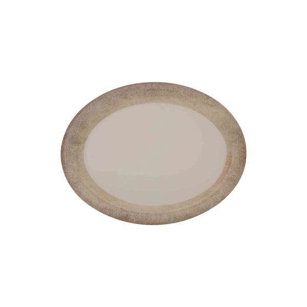 Thunder Group Platter 12/Pcs is perfect for serving salads, pastas, baked goods or sides. Even fresh fruits and vegetables will look like an exquisite dish on a platter like this. The Jazz collection has a vintage and elegant appearance. All Western Lotus tableware features creamy color and beige pattern made to resemble cracked edge of the ceramics. 