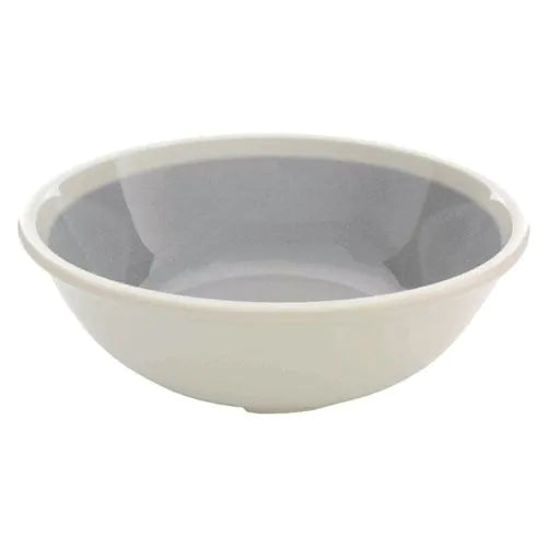 Thunder Group Salad Bowl 12/Pcs is your perfect choice to serve salads and sliced fruits. The dish is exceptionally durable and will not get scratched or chipped even after extensive long-time use. This salad bowl is usually used in busy restaurants as well as small diners and during catered events. The Graham collection has an elegant appearance. All Western Graham tableware features pastel gray color with light creamy-beige edges. 