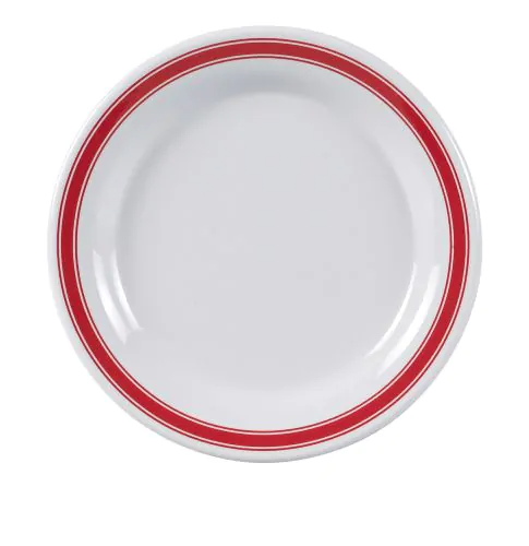 Yanco Round Plate HS-107 is a great and affordable restaurant tableware. It is made from durable and reliable melamine material, which makes the plate look like ceramics. You can use this stylish plate to serve any dish you want. For example, you can use it for serving tortillas, rice, noodles, appetizers or hot meals. The Houston collection has an elegant and stylish design of its extra heavy-duty items. Performed in white color, it will perfectly fit any restaurant environment.