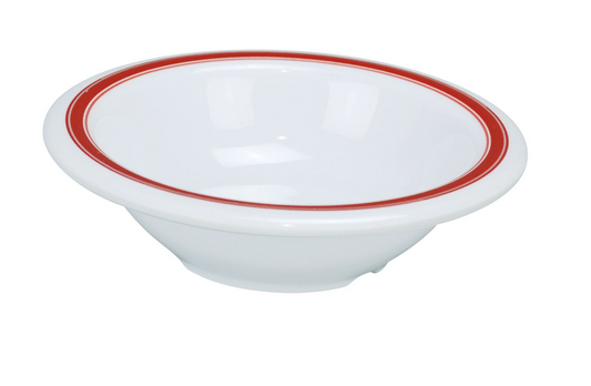 Yanco Soup/Salad Bowl HS-5712 It is made from durable and reliable melamine material, which makes the bowl look like ceramics. Such white soup bowls are also BPA free and NSF listed, so you can easily use them for both personal and commercial aims.