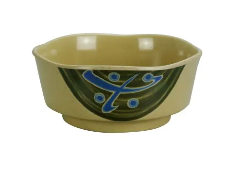 Yanco Soup Bowl JP-3003 Is a great and affordable restaurant tableware. It is made from durable and reliable melamine material, which makes the bowl look like ceramics. You can use these unique bowls to serve such dishes like soups, guakamole, rice or other appetizers. Thanks to the elegant Japanese collection style, the bowl will perfectly fit any food-serving establishment design. 