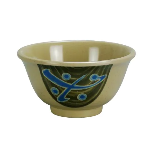 Yanco Soup Bowl JP-3008 is a great and affordable restaurant tableware. It is made from durable and reliable melamine material, which makes the bowl look like ceramics. You can use these unique round bowls to serve such dishes like soups, guakamole, rice or other appetizers. Thanks to the elegant Japanese collection style, the bowl will perfectly fit any food-serving establishment design. Performed in Japanese style, such melamine tableware is an ideal solution.